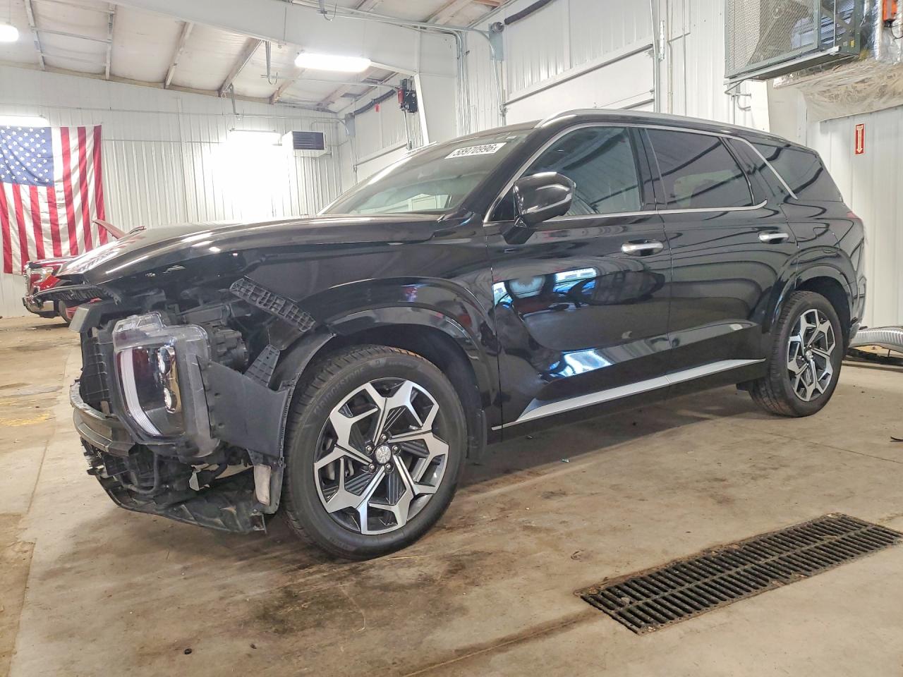 2021 Hyundai Palisade Calligraphy, VIN KM8R7DHE4MU246649 — Front end