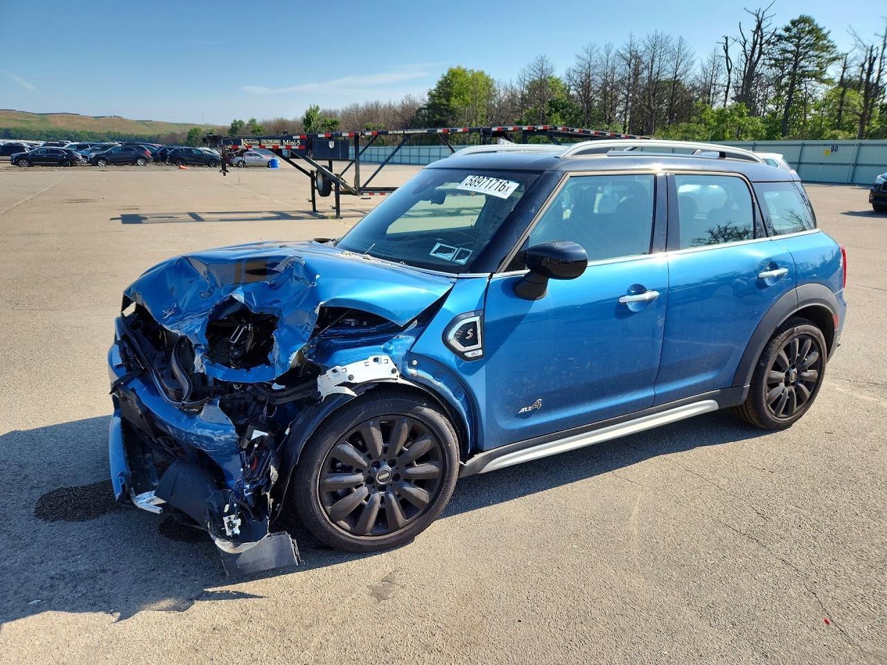 2022 MINI Countryman Cooper S, VIN WMZ83BR04N3N99399 — Перед