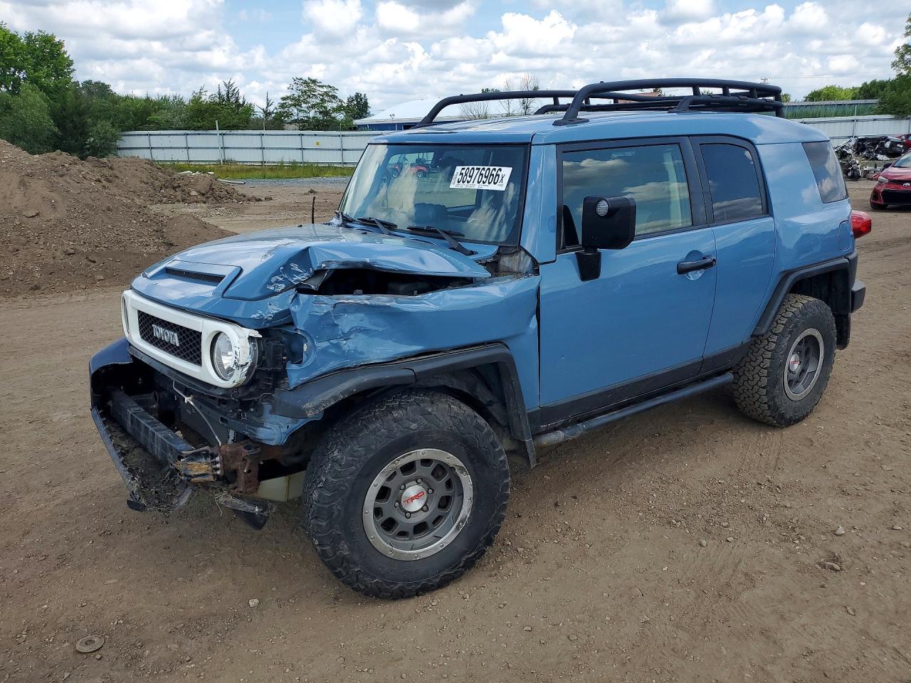 2014 Toyota FJ Cruiser, VIN JTEBU4BF2EK193880 — Water / flood