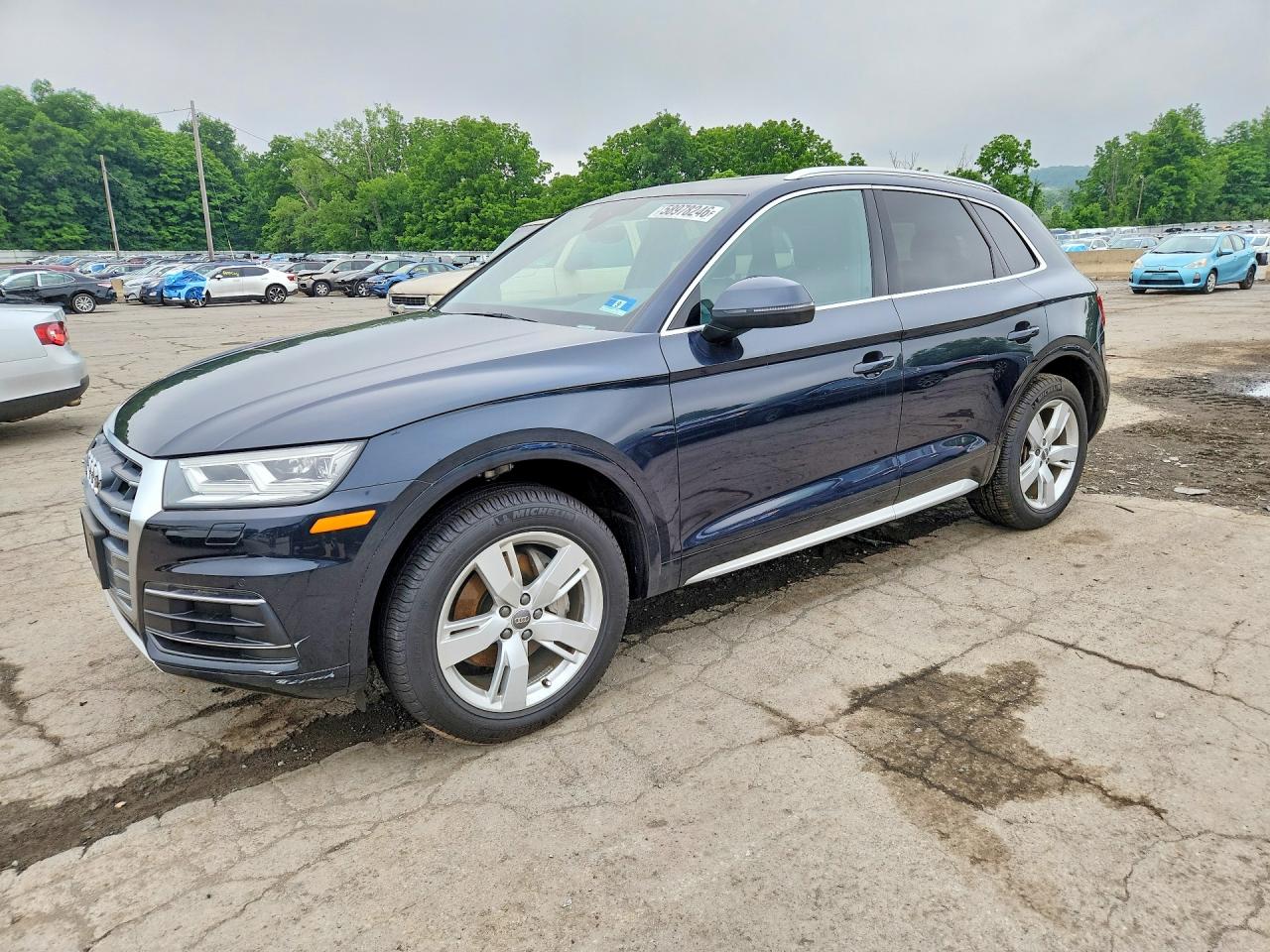 2018 Audi Q5 Premium Plus, VIN WA1BNAFYXJ2228455 — Water / flood