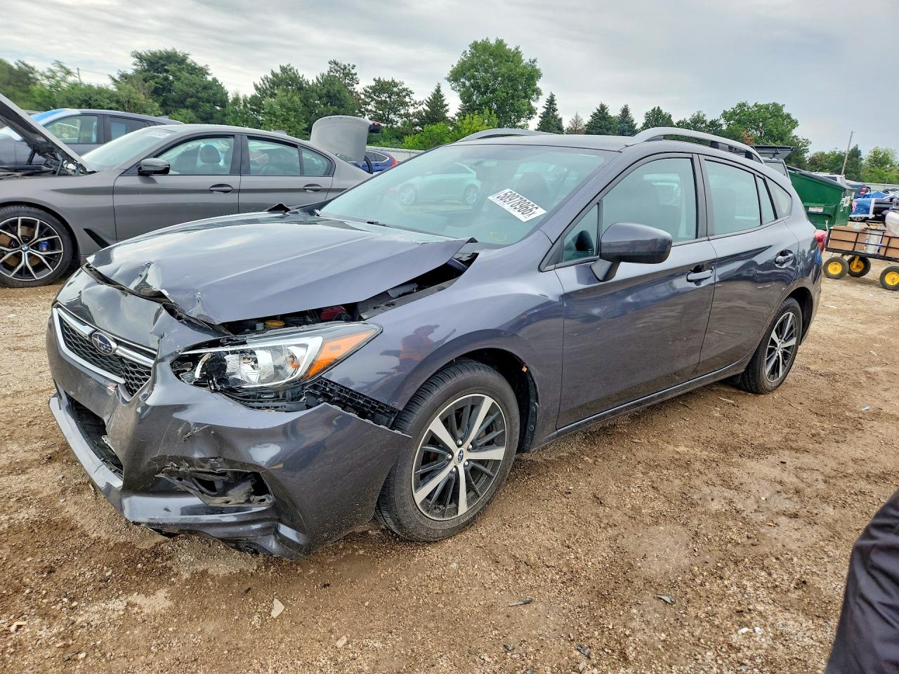 2019 Subaru Impreza Premium, VIN 4S3GTAC64K3757223 — Front end