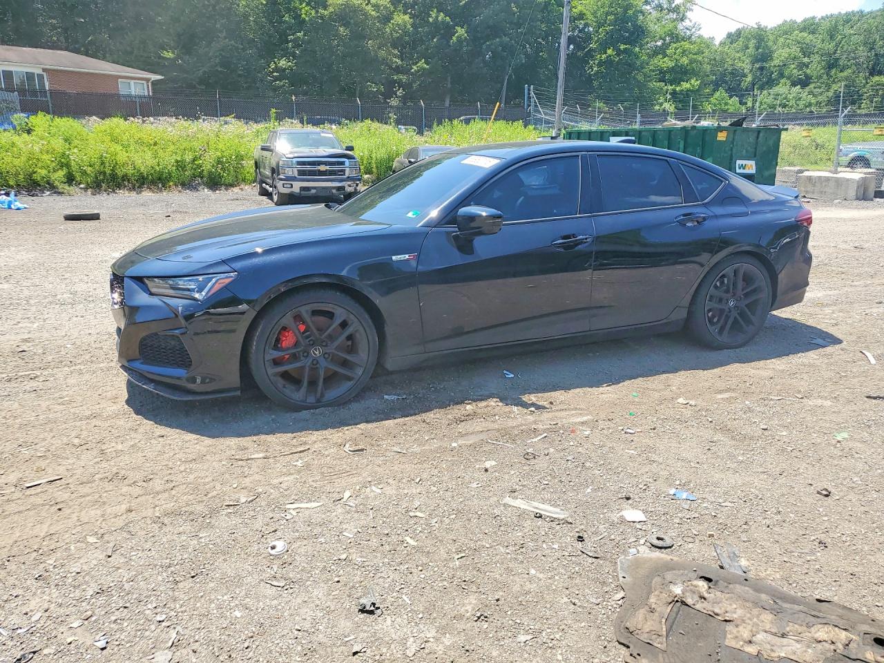 2025 Acura TLX Type S, VIN 19UUB7F02SA001015 — Мелкие вмятины и царапины