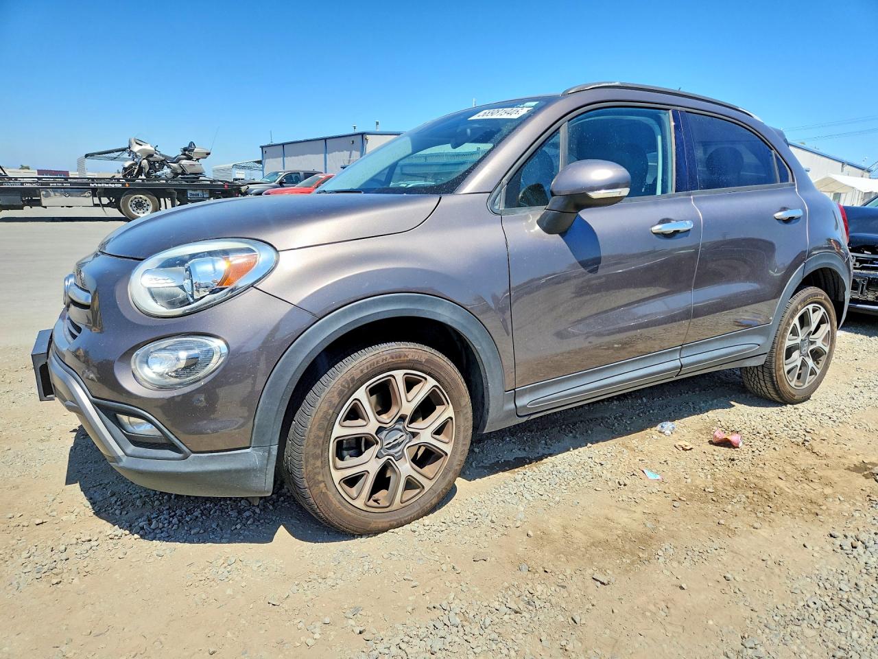 2017 FIAT 500X Trekking, VIN ZFBCFXCB1HP522658 — Перед