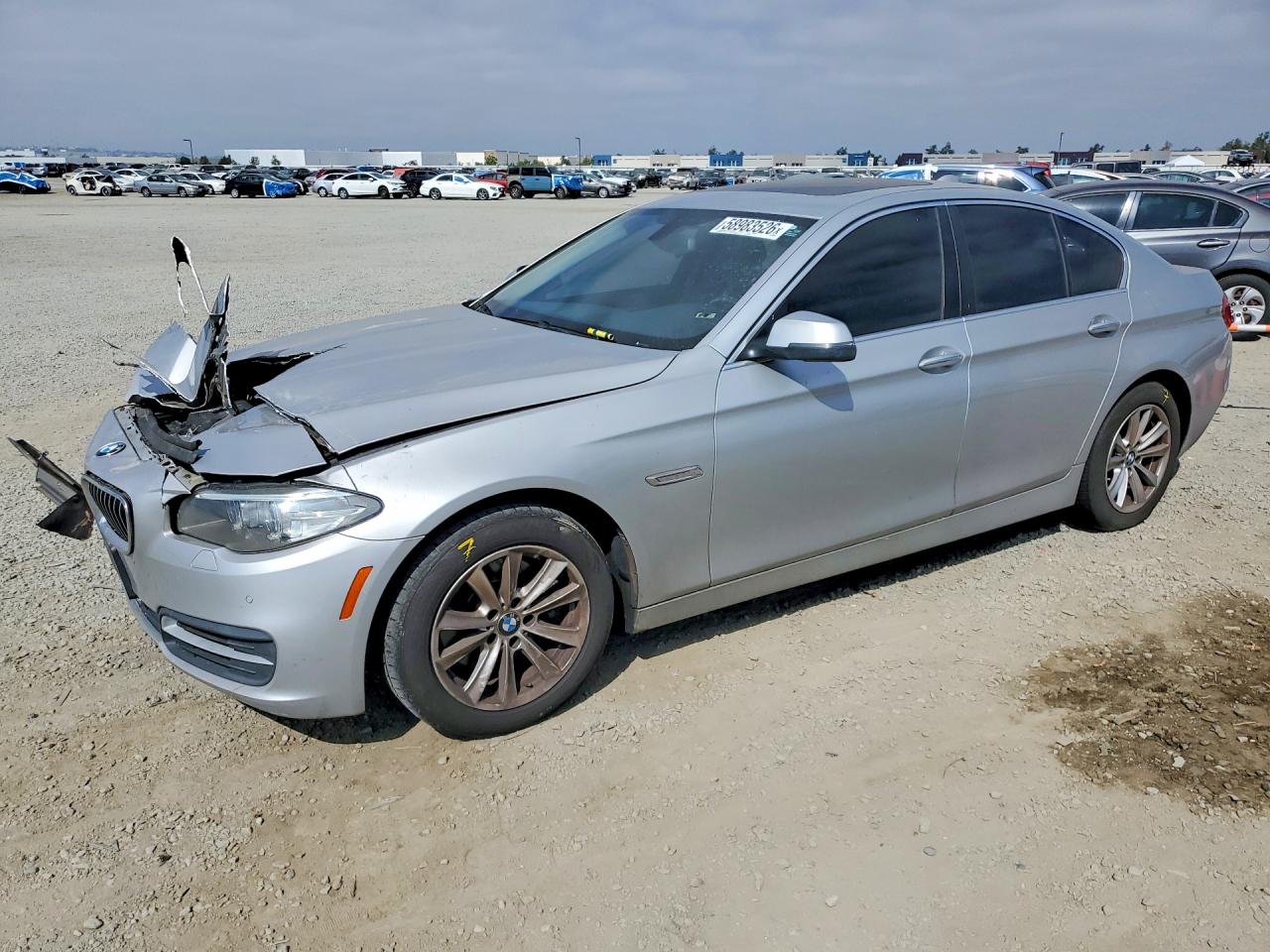 2014 BMW 5 Series 528i, VIN WBA5A5C5XED510778 — Engine fire