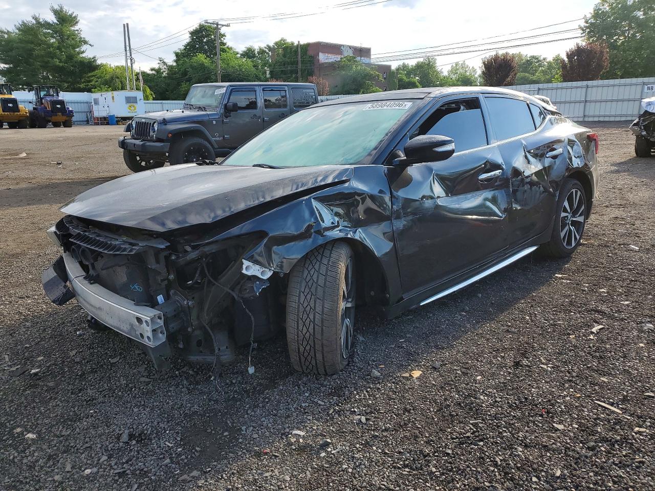 2017 Nissan Maxima SL, VIN 1N4AA6AP7HC364447 — Front end