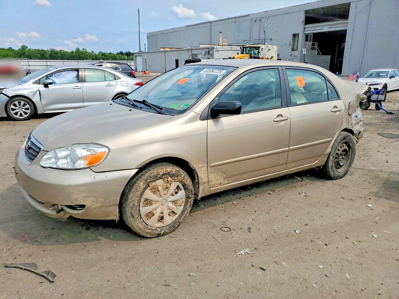 2008 Toyota Corolla LE, VIN 2T1BR32E08C859597 — Rear end