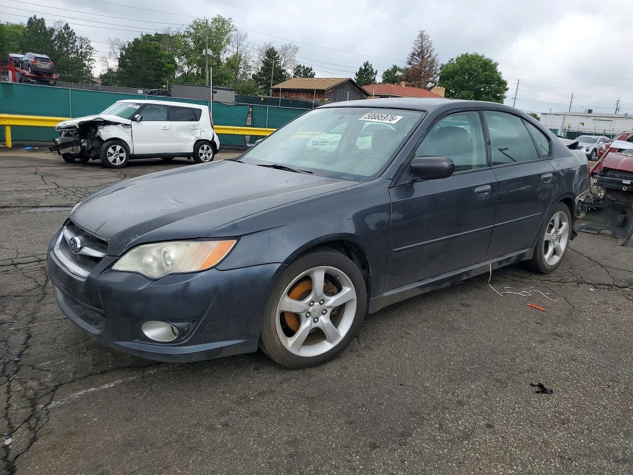 2008 Subaru Legacy Limited, VIN 4S3BL626087226997 — Зад