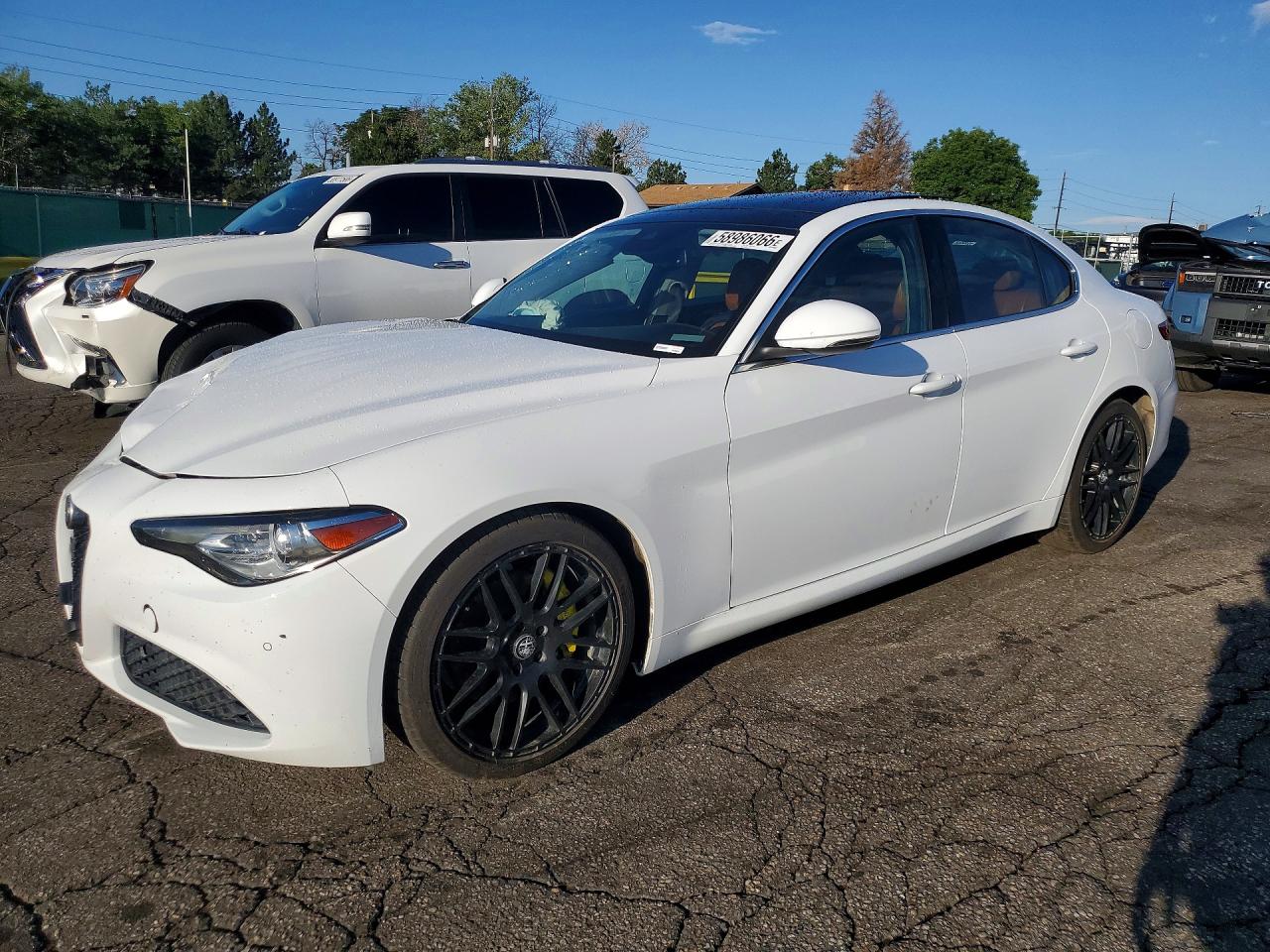 2019 Alfa Romeo Giulia Ti Lusso, VIN ZARFAMBN5K7602514 — Front end