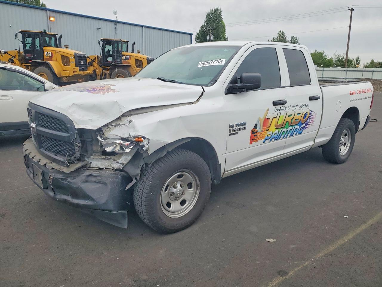 2019 Ram 1500 Express, VIN 1C6RR7FG8KS718033 — Перед