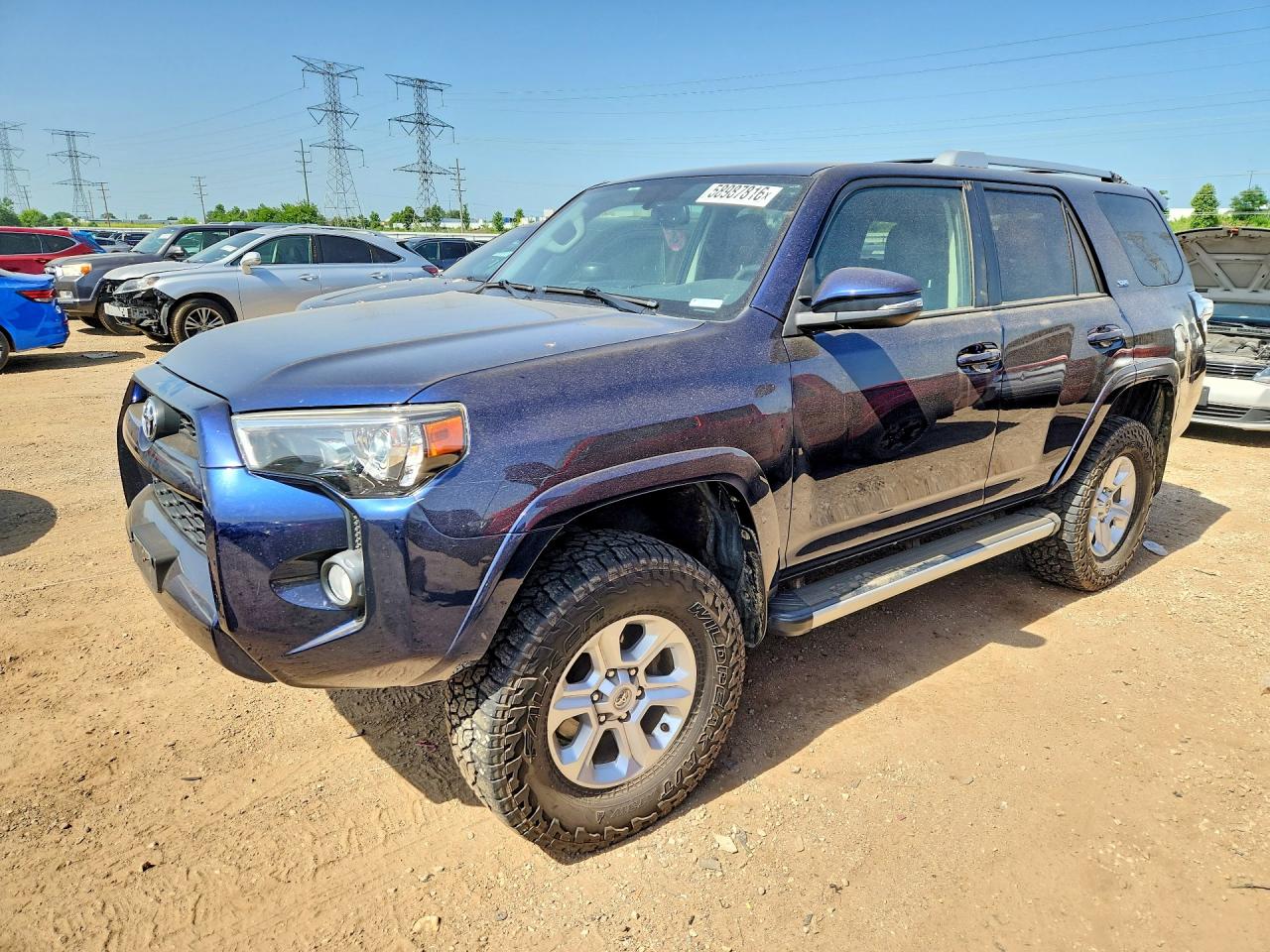 2018 Toyota 4Runner TRD Pro, VIN JTEBU5JR2J5590547 — Roof