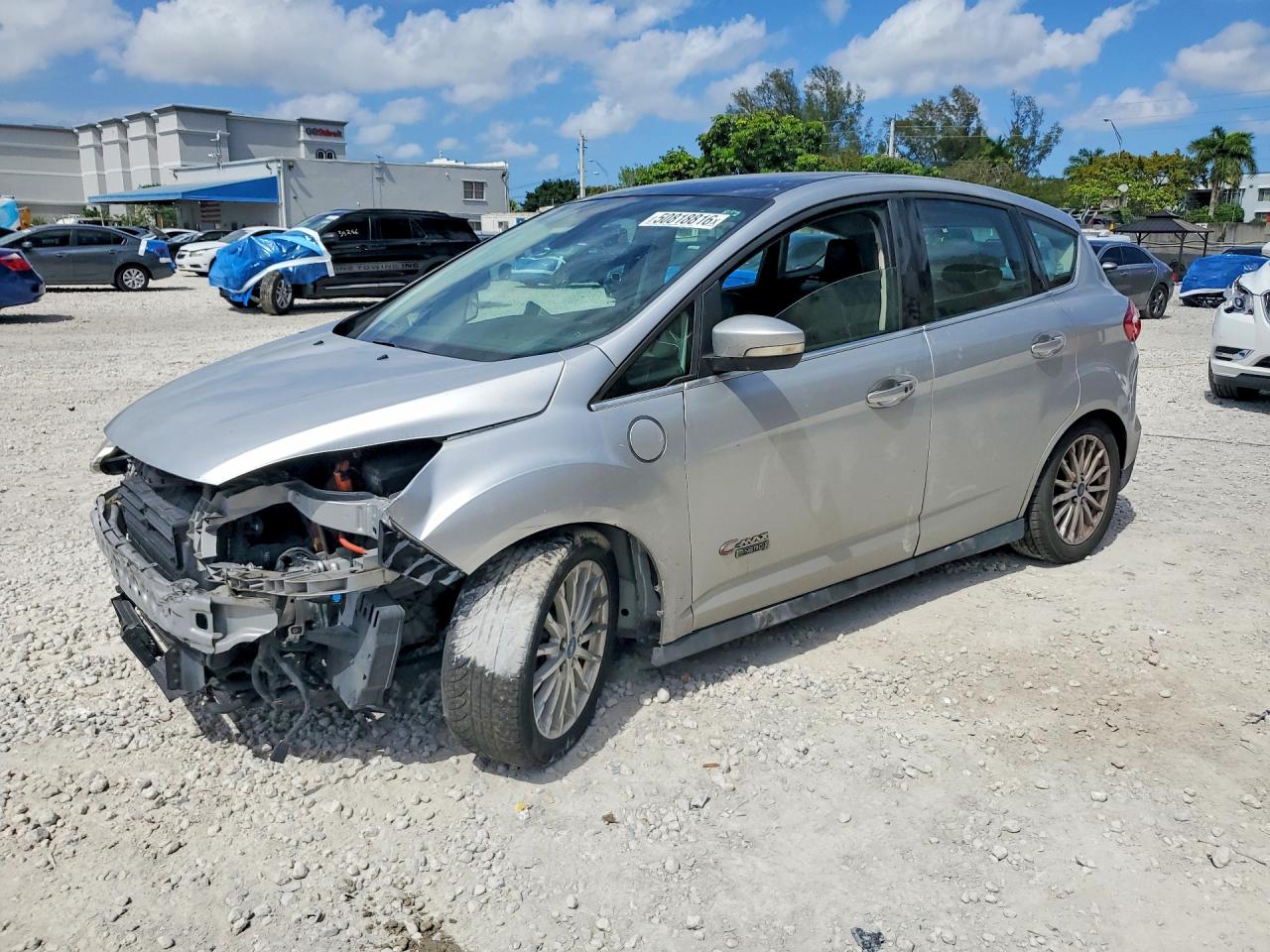2013 Ford C-Max SEL, VIN 1FADP5CU6DL543579 — Front end