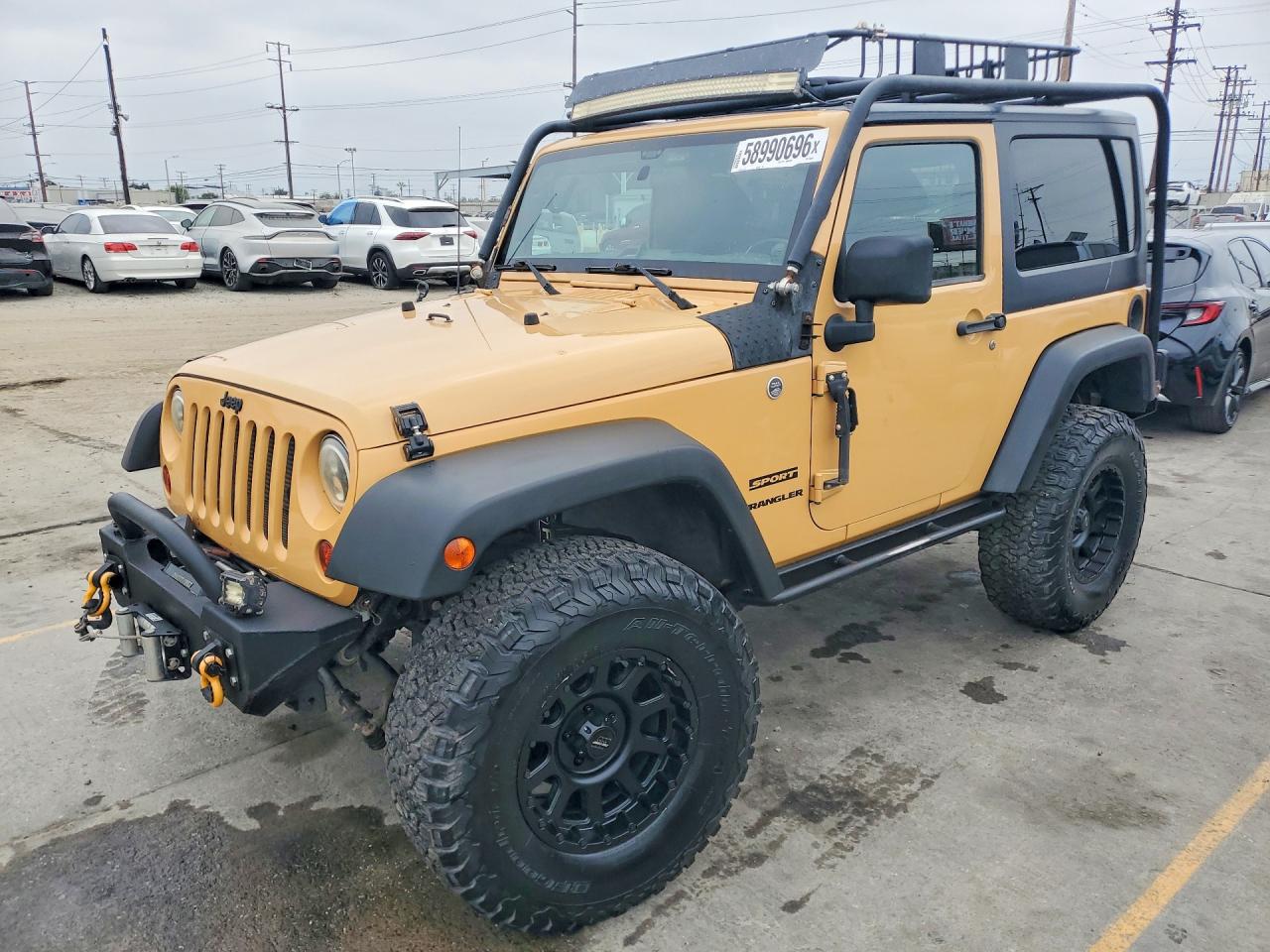 2013 Jeep Wrangler Sport, VIN 1C4AJWAGXDL686939 — Фото с аукциона