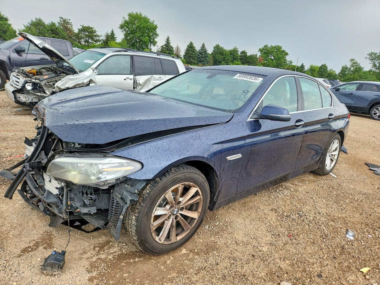 2015 BMW 5 Series 528i xDrive, VIN WBA5A7C50FD627590 — Front end