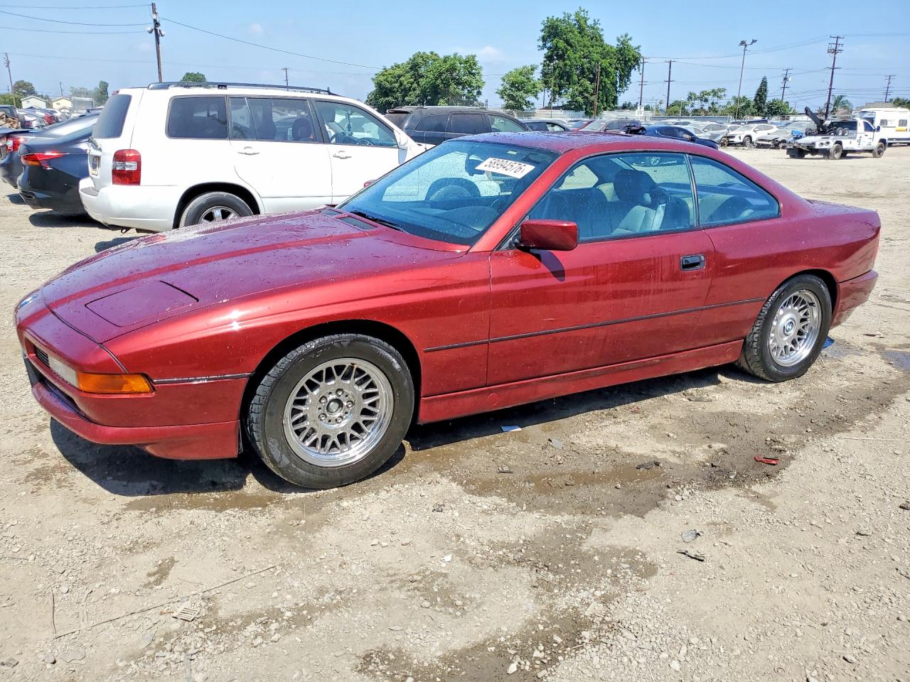 1991 BMW 8 Series, VIN WBAEG2310MCB72020 — Normal wear