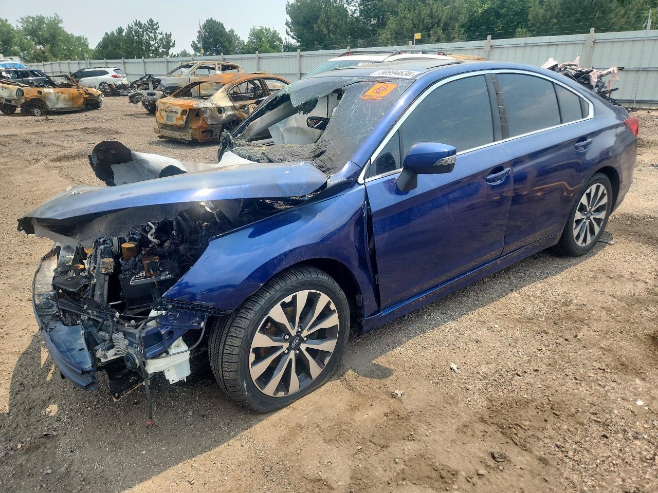 2015 Subaru Legacy Premium, VIN 4S3BNAH68F3074301 — Engine fire