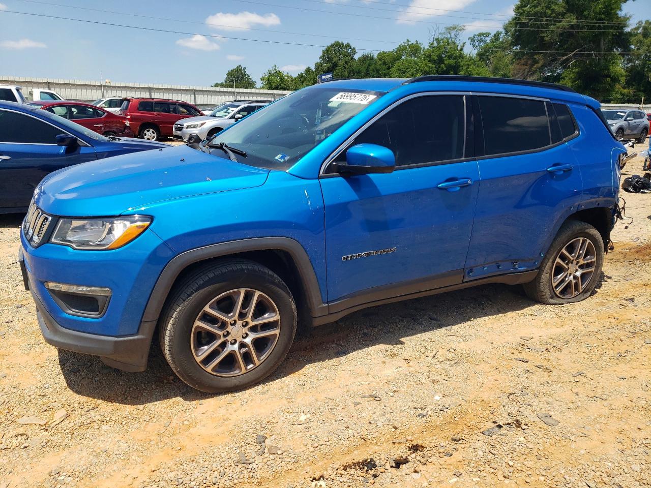2020 Jeep Compass Latitude, VIN 3C4NJDBB7LT251582 — Rear end