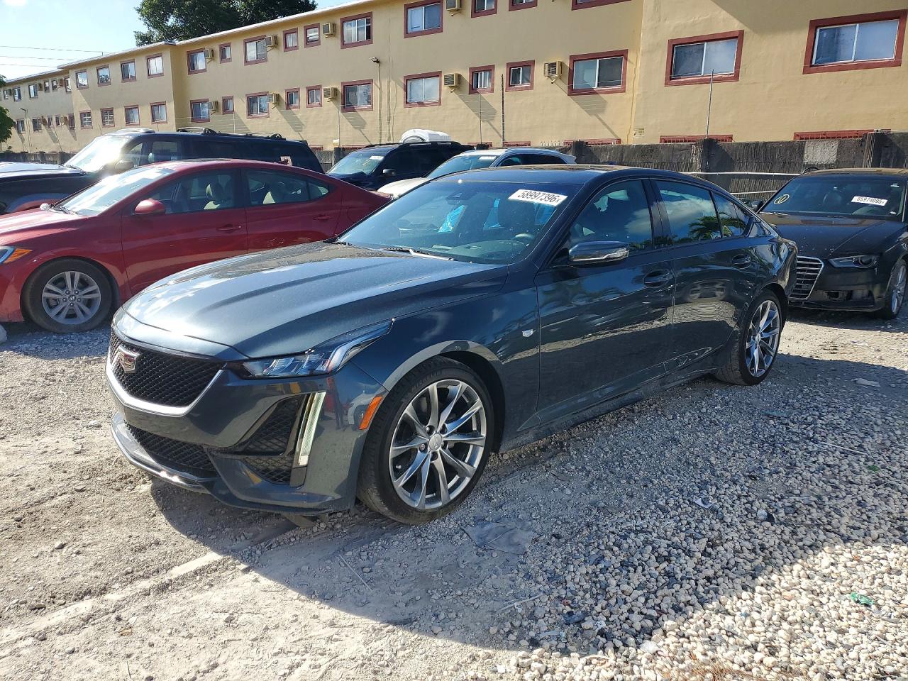 2021 Cadillac CT5 Sport, VIN 1G6DP5RK3M0120284 — Rear end