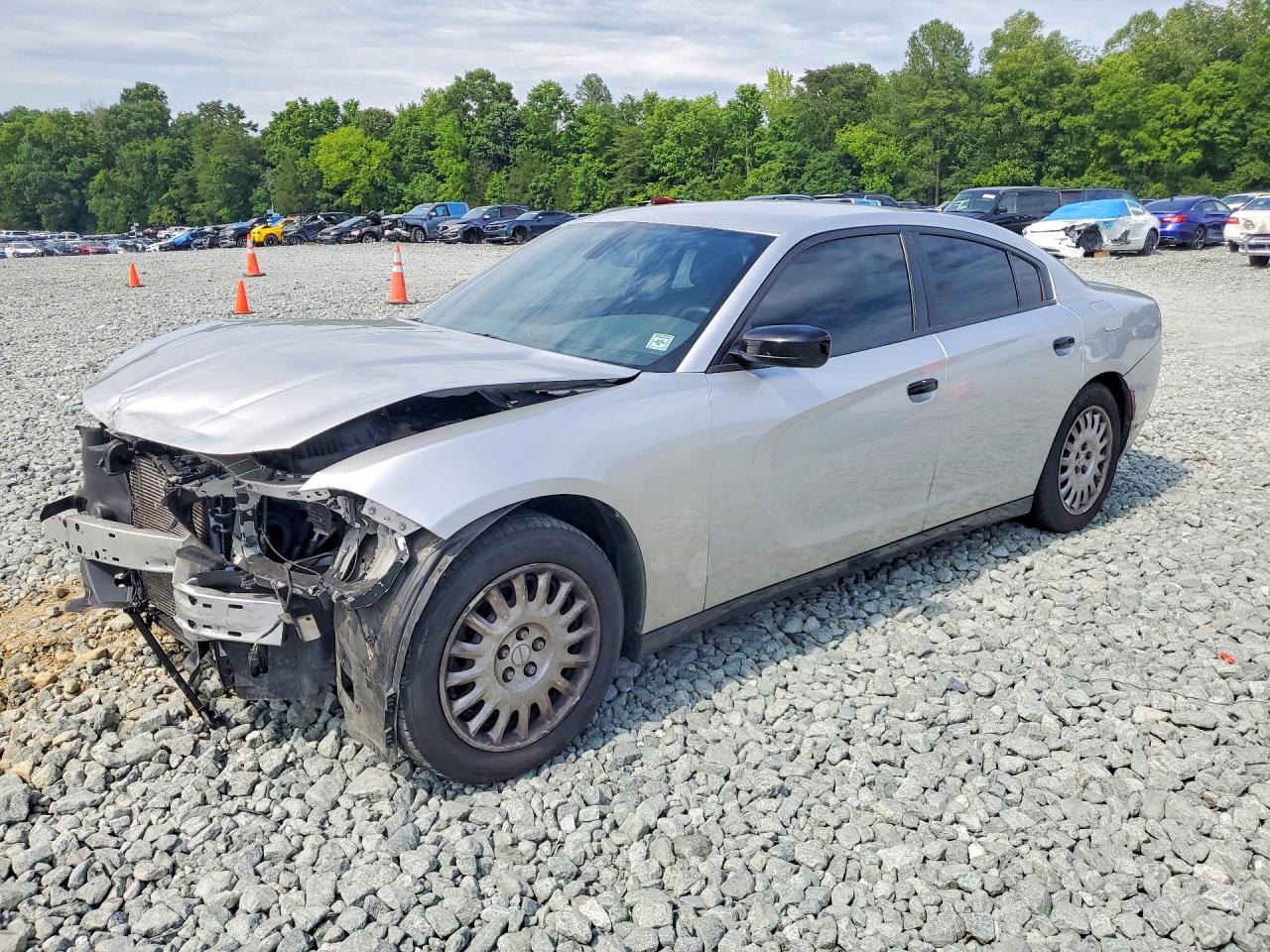 2019 Dodge Charger Police, VIN 2C3CDXKT3KH529754 — Front end