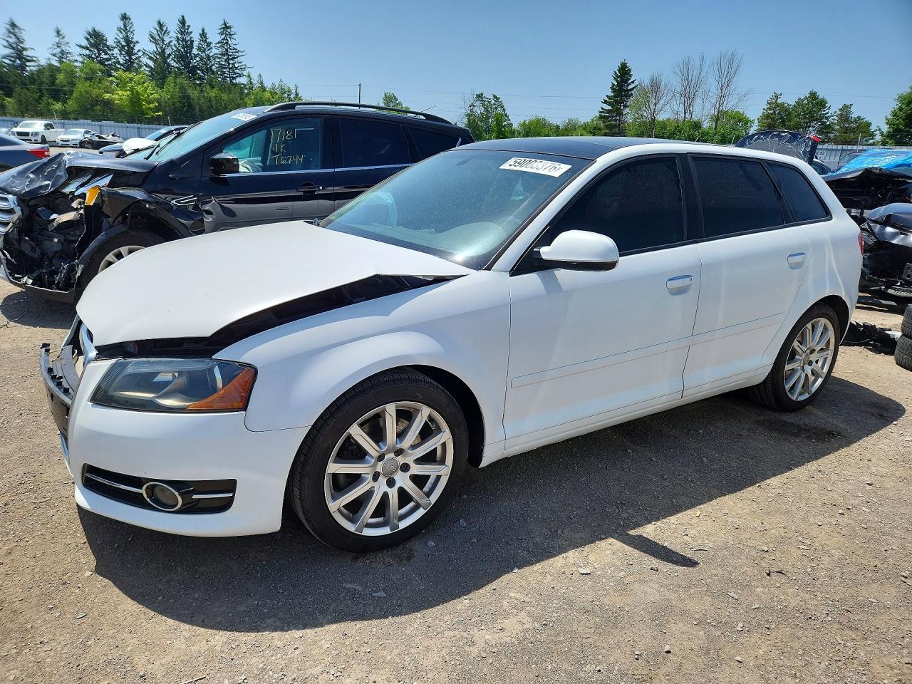 2011 Audi A3 Premium, VIN WAUNFCFM4BA167780 — Front end
