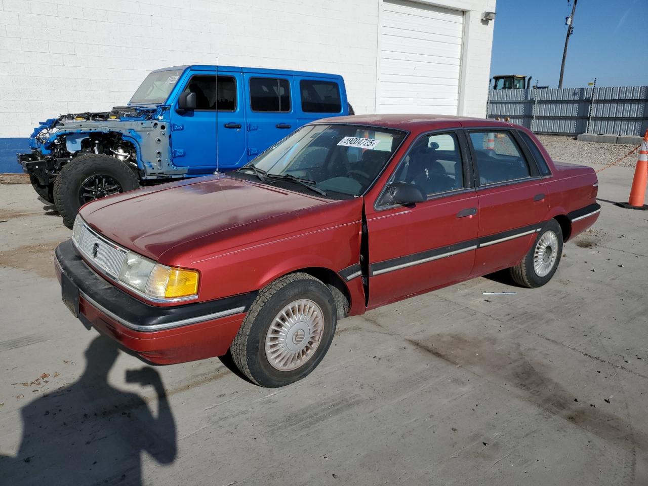 1991 Mercury Topaz, VIN 1MEPM36X6MK607179 — Механическое