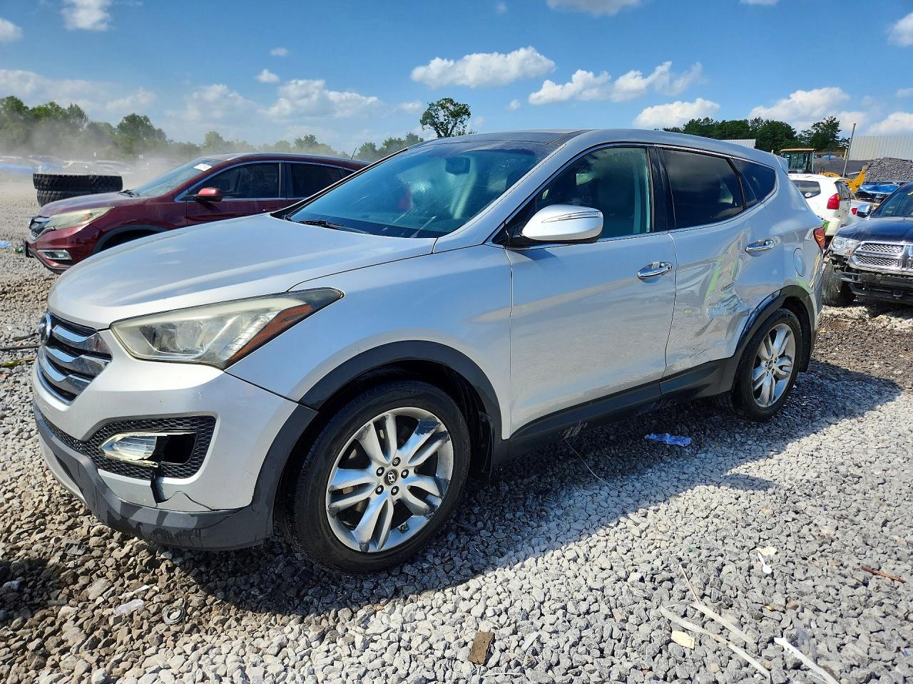 2013 Hyundai Santa Fe Sport, VIN 5XYZW3LA4DG074260 — Side