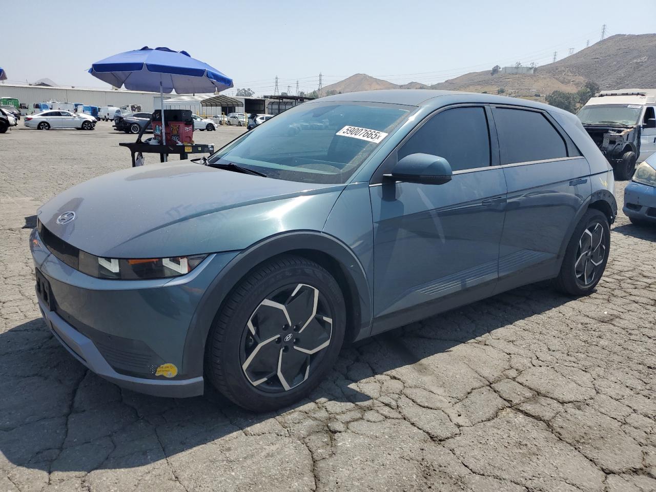 2022 Hyundai Ioniq 5 SEL, VIN KM8KN4AE1NU065348 — Rear end