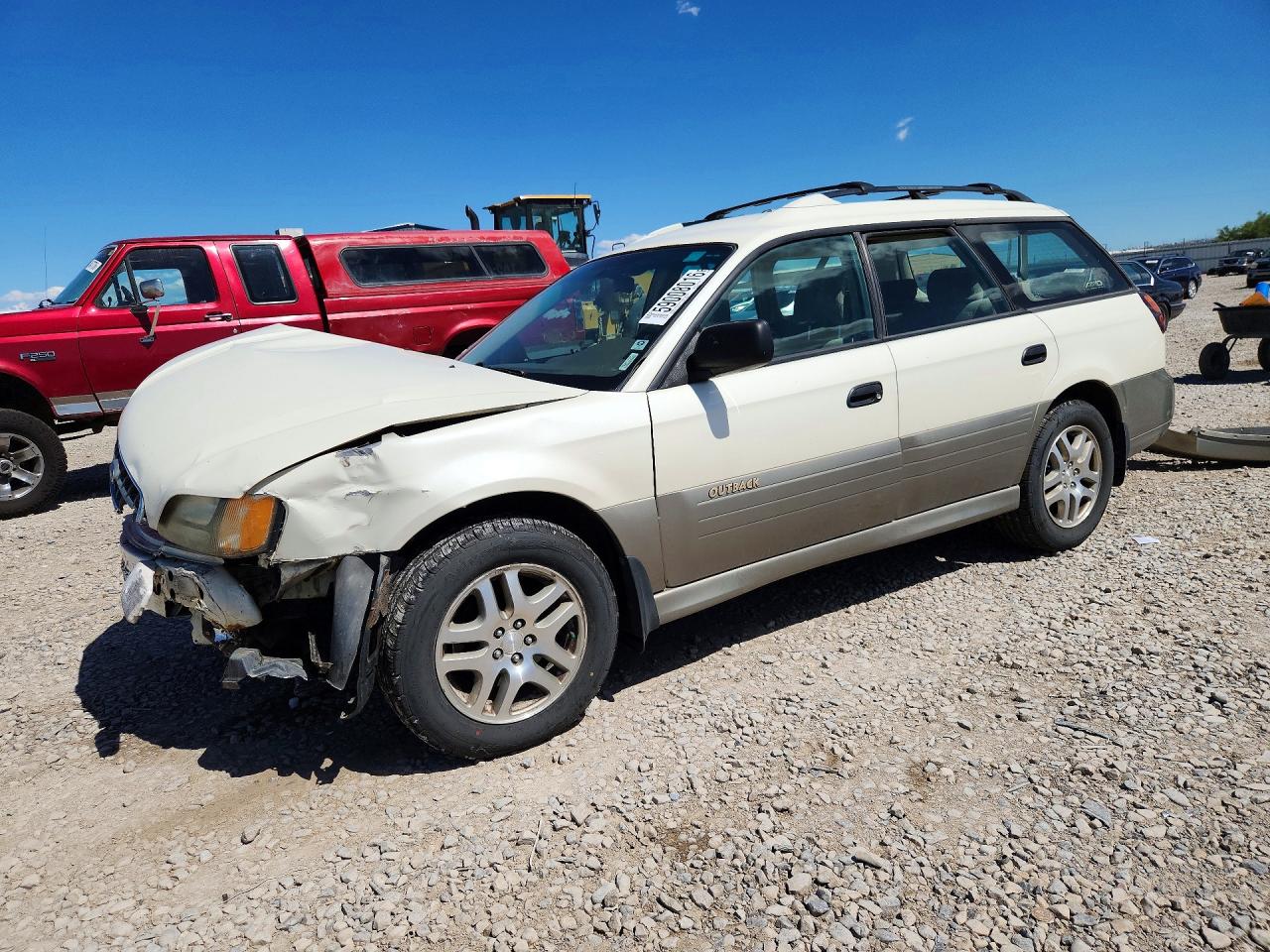 2003 Subaru Legacy Outback, VIN 4S3BH675737628686 — Front end
