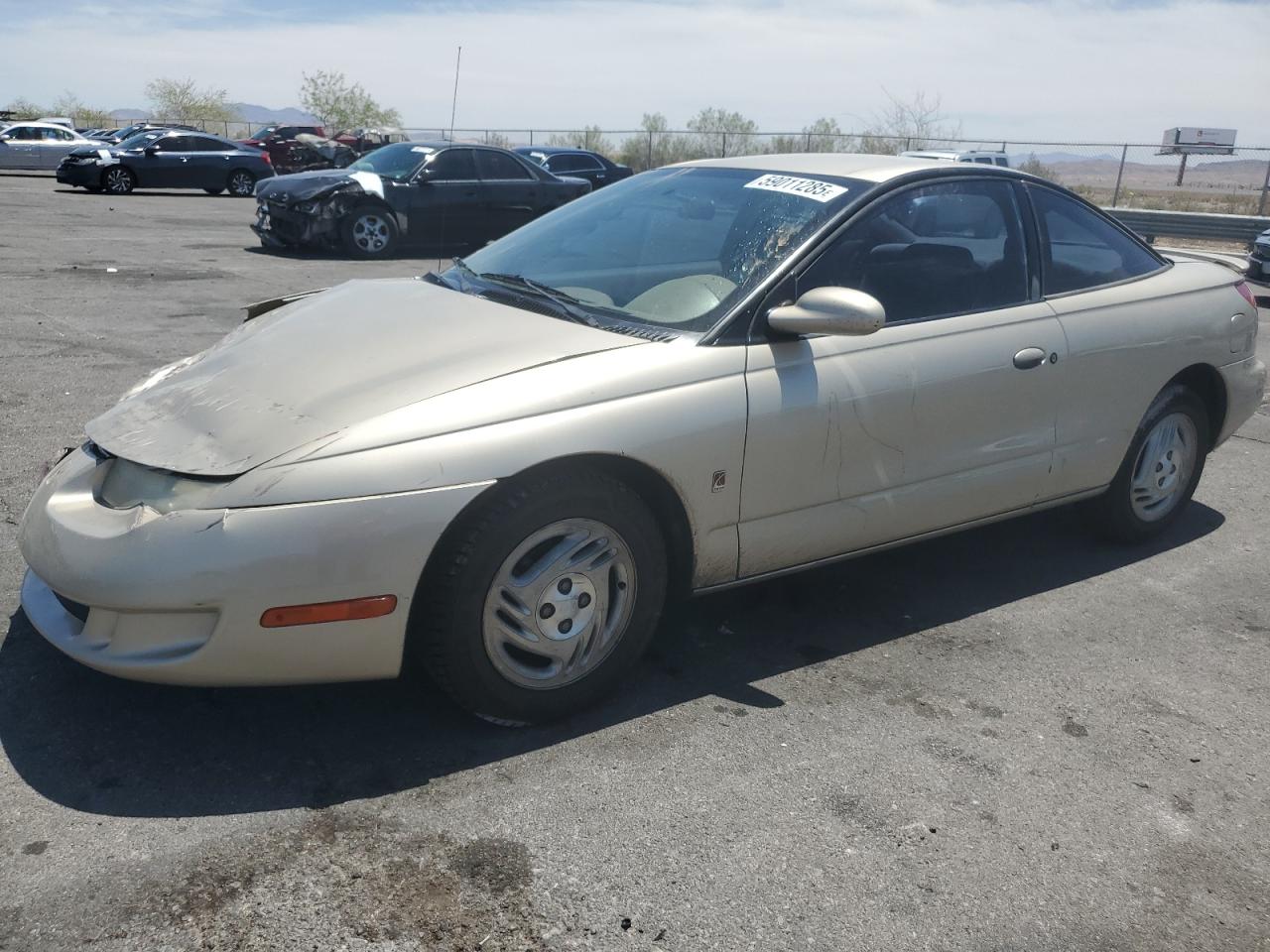 1997 Saturn SC, VIN 1G8ZG1277VZ308296 — Front end