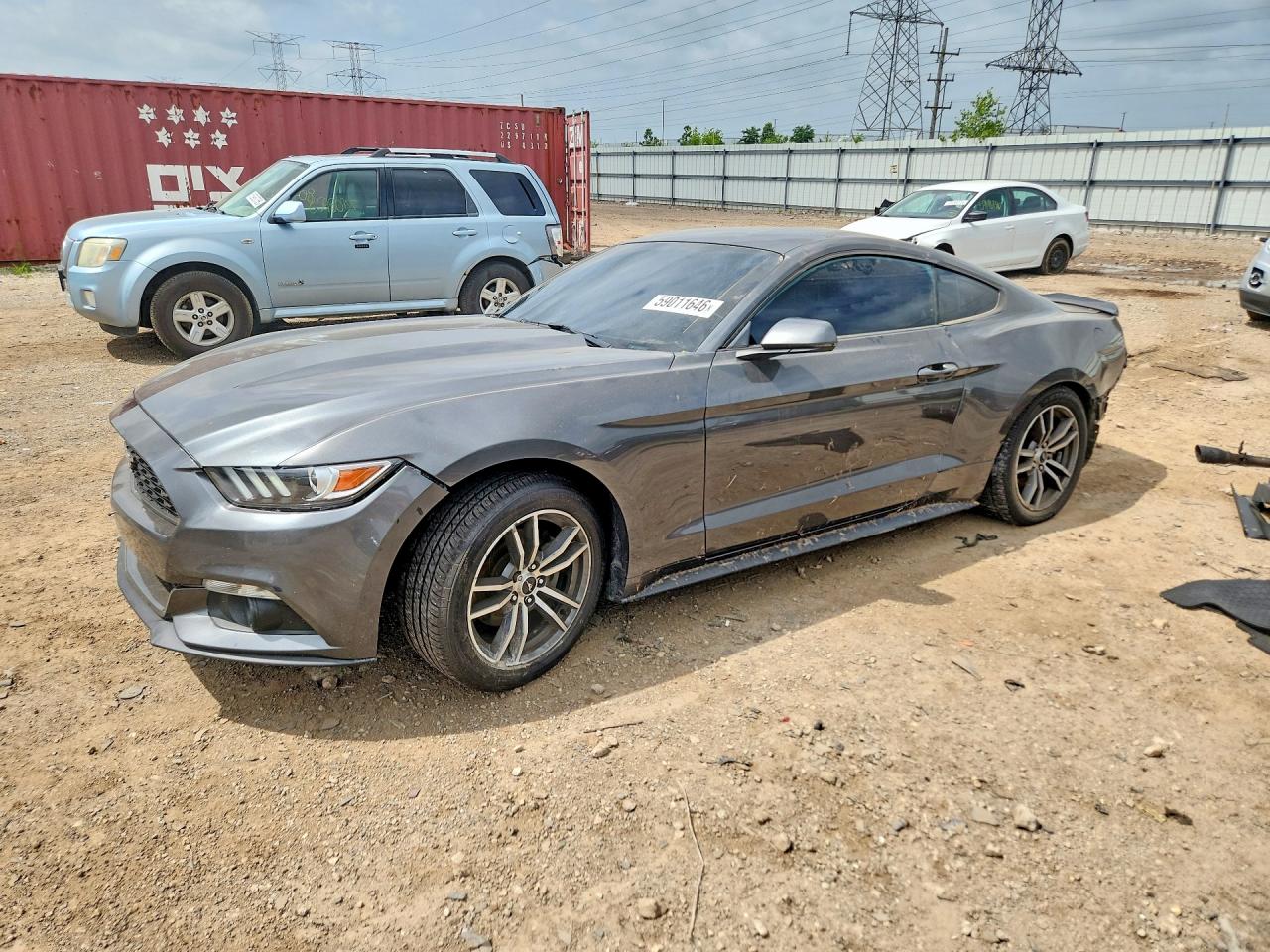 2015 Ford Mustang EcoBoost, VIN 1FA6P8TH3F5348379 — Rear end