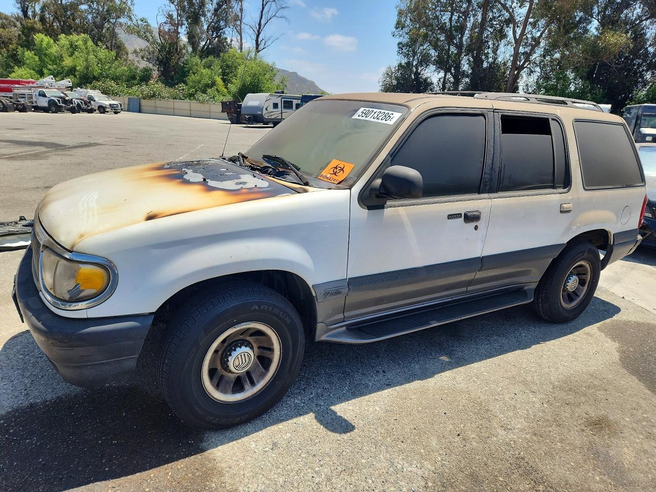 1999 Mercury Mountaineer, VIN 4M2ZU52E1XUJ31646 — Burn