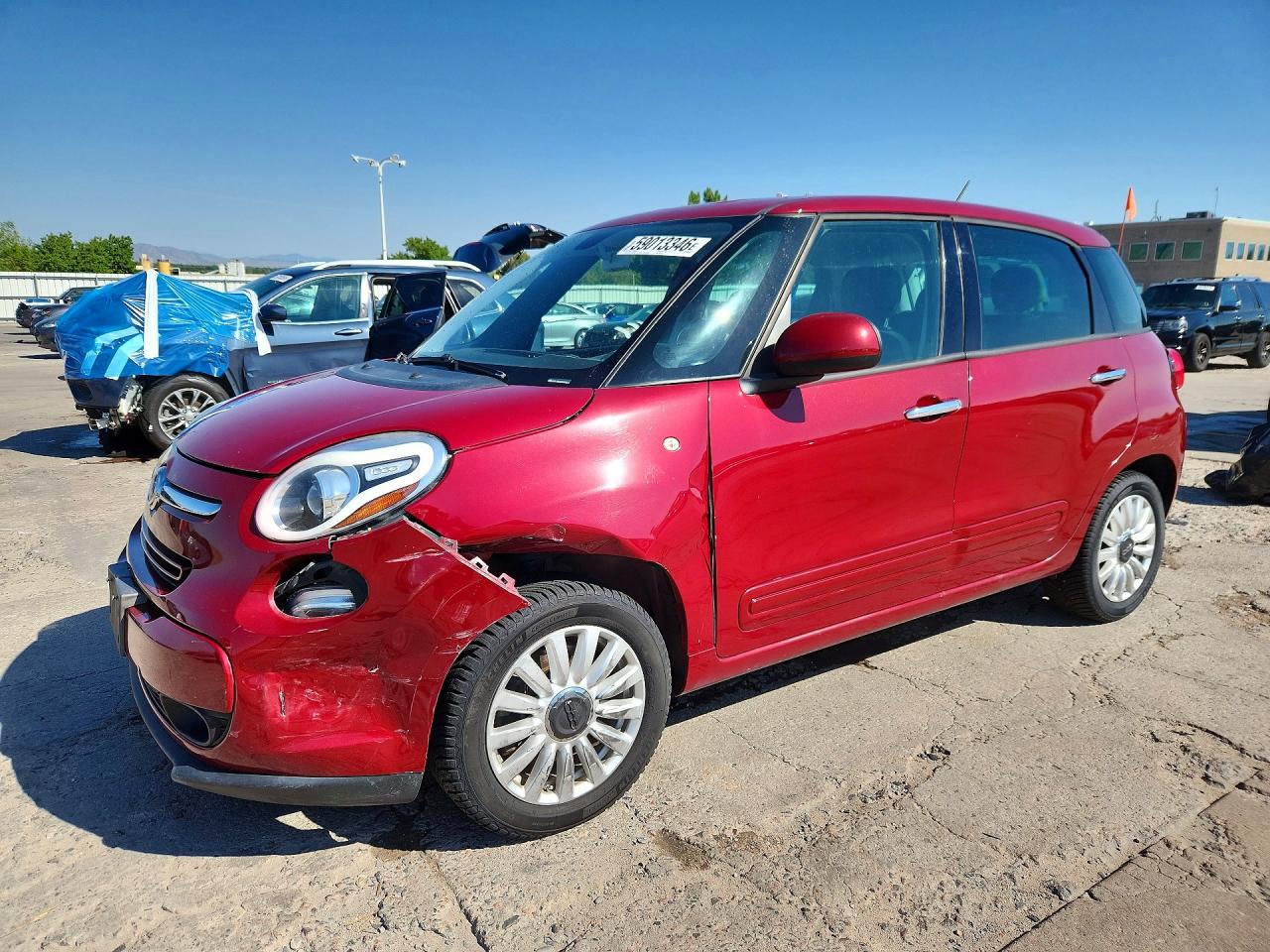 2014 FIAT 500L Easy, VIN ZFBCFABH3EZ020169 — Front end