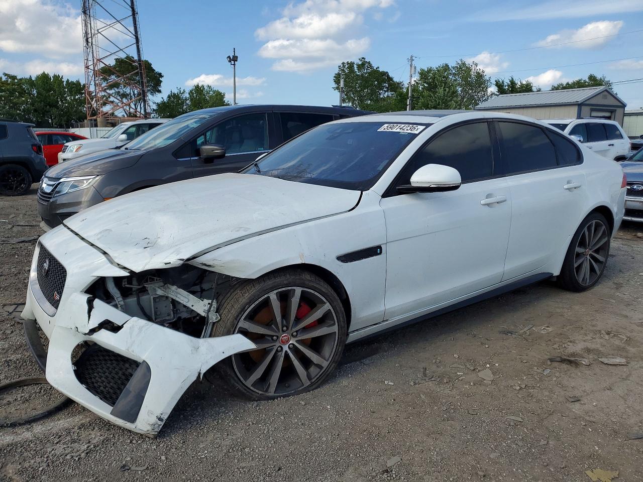 2017 Jaguar XF S, VIN SAJBM4BV8HCY38219 — Front end