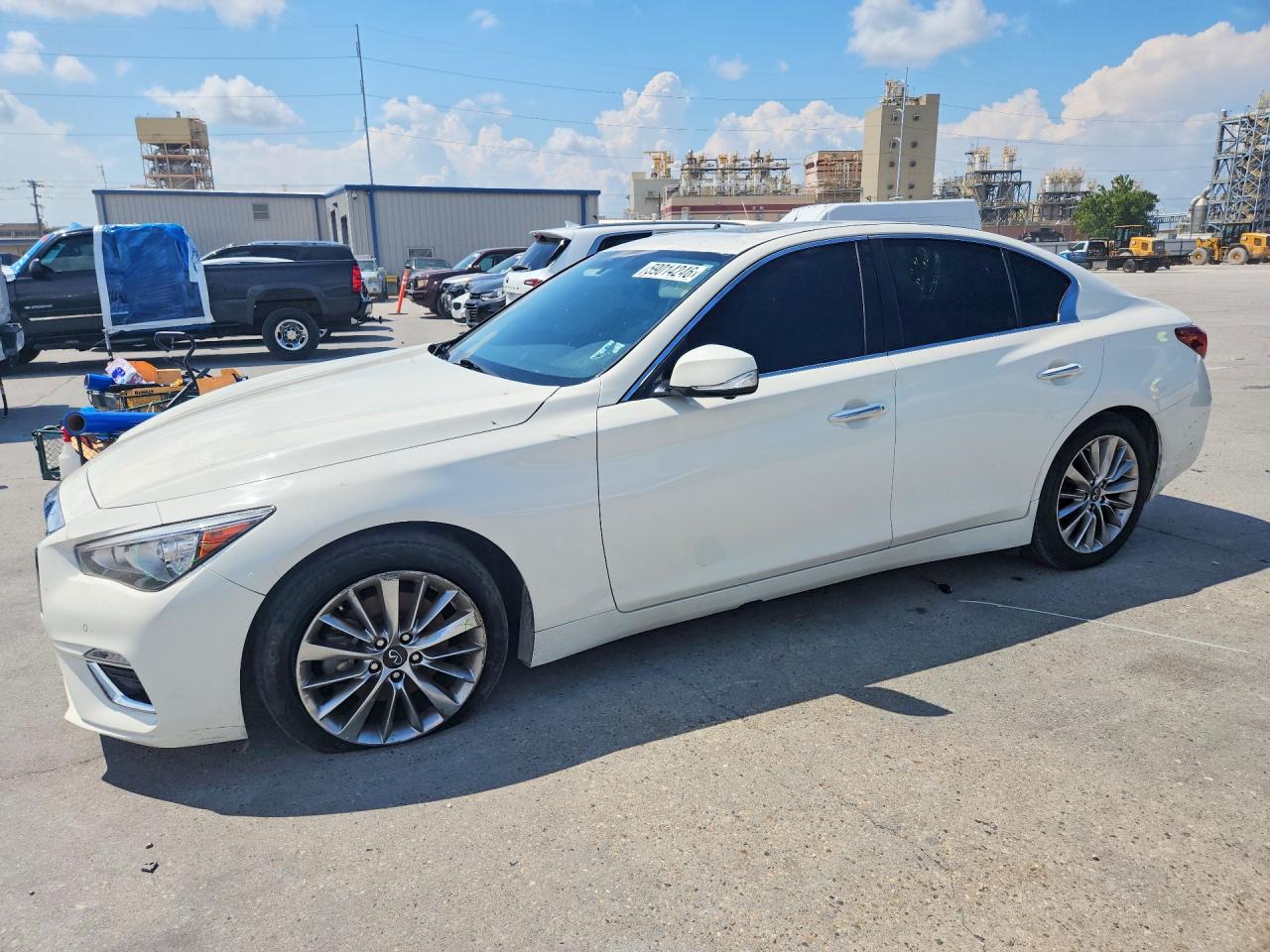 2021 Infiniti Q50 Luxe, VIN JN1EV7BP9MM703267 — Roof