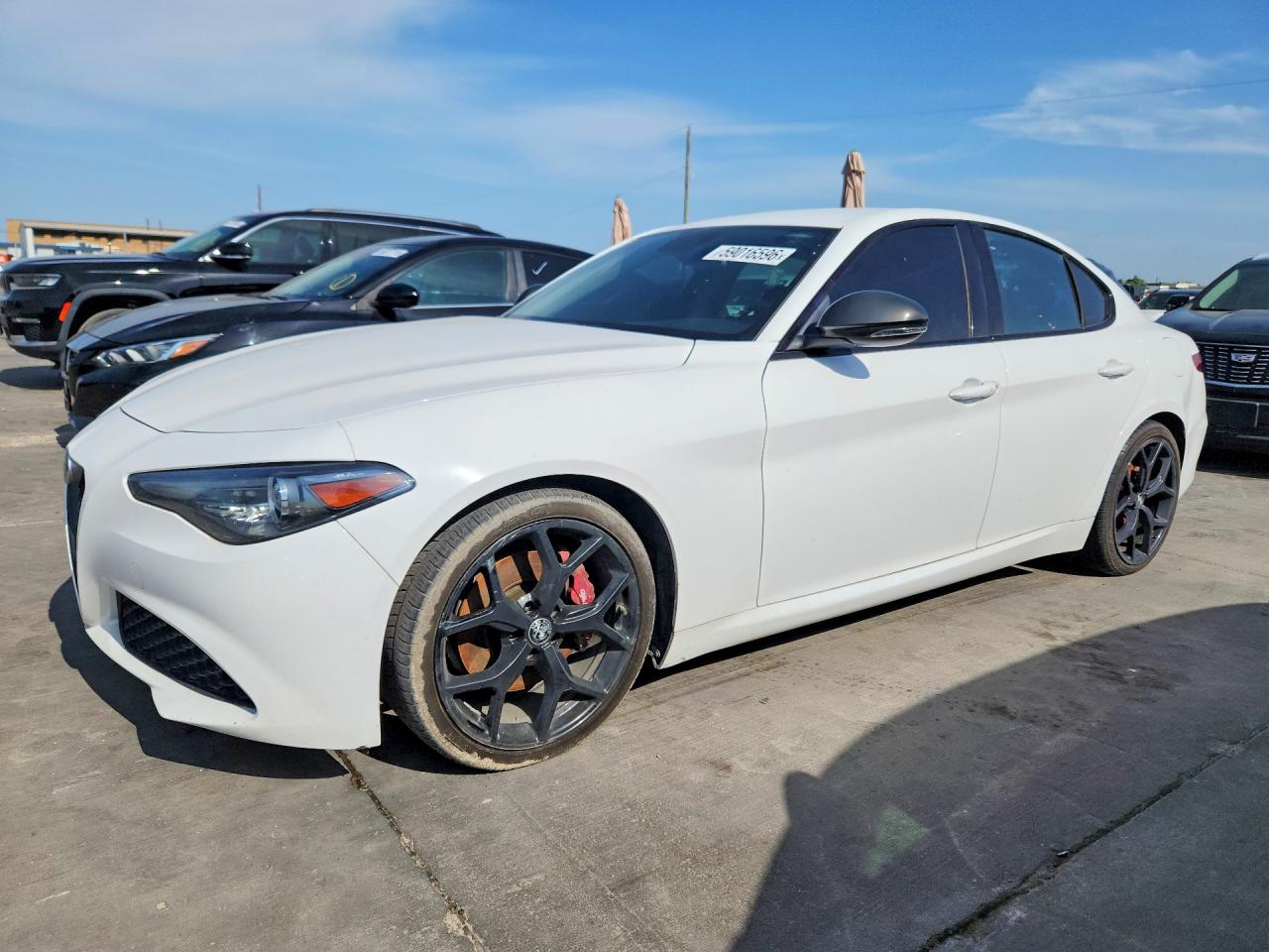 2019 Alfa Romeo Giulia, VIN ZARFAMAN7K7622765 — Normal wear