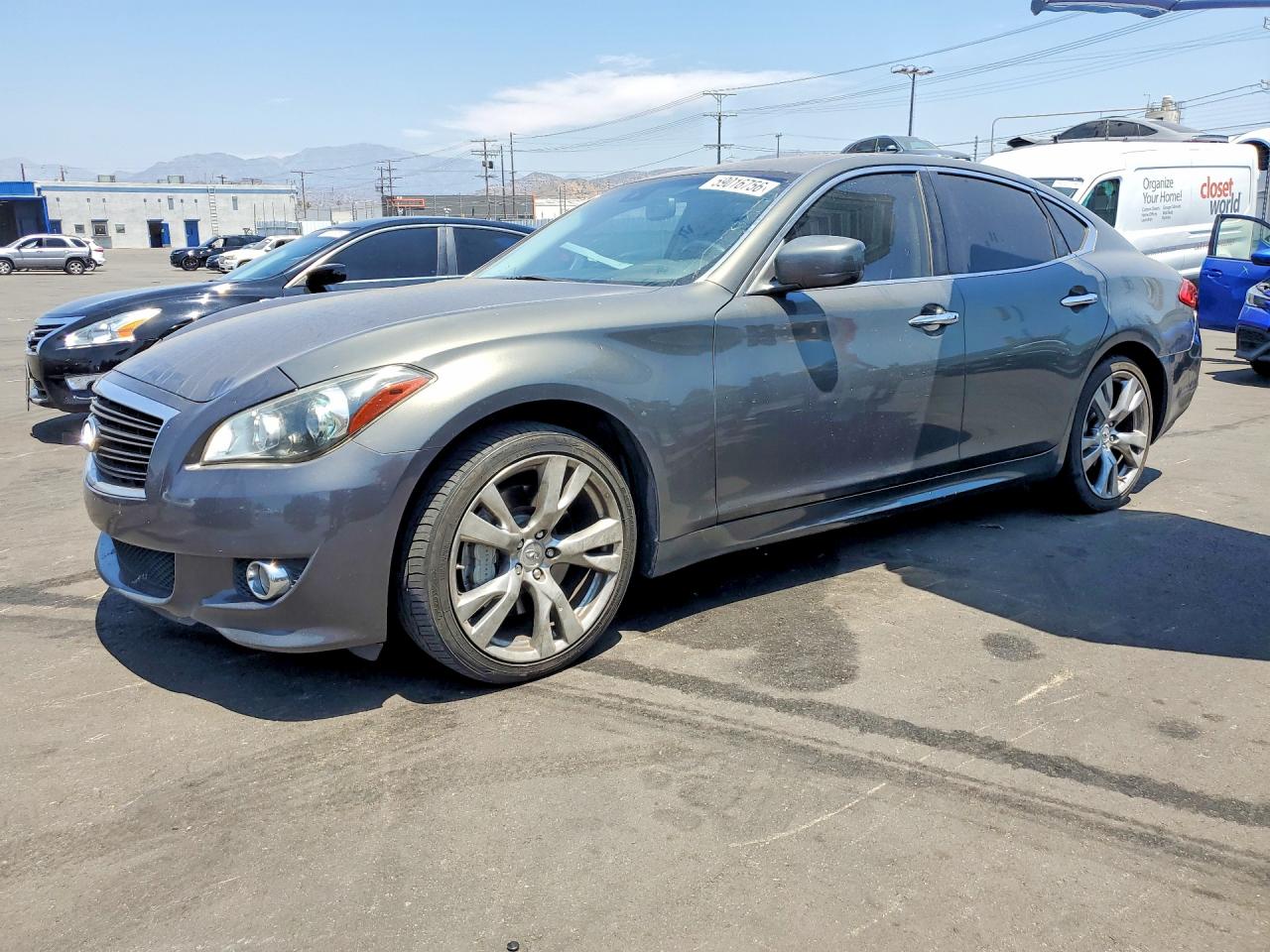 2012 Infiniti M, VIN JN1BY1AP4CM334695 — Rear end