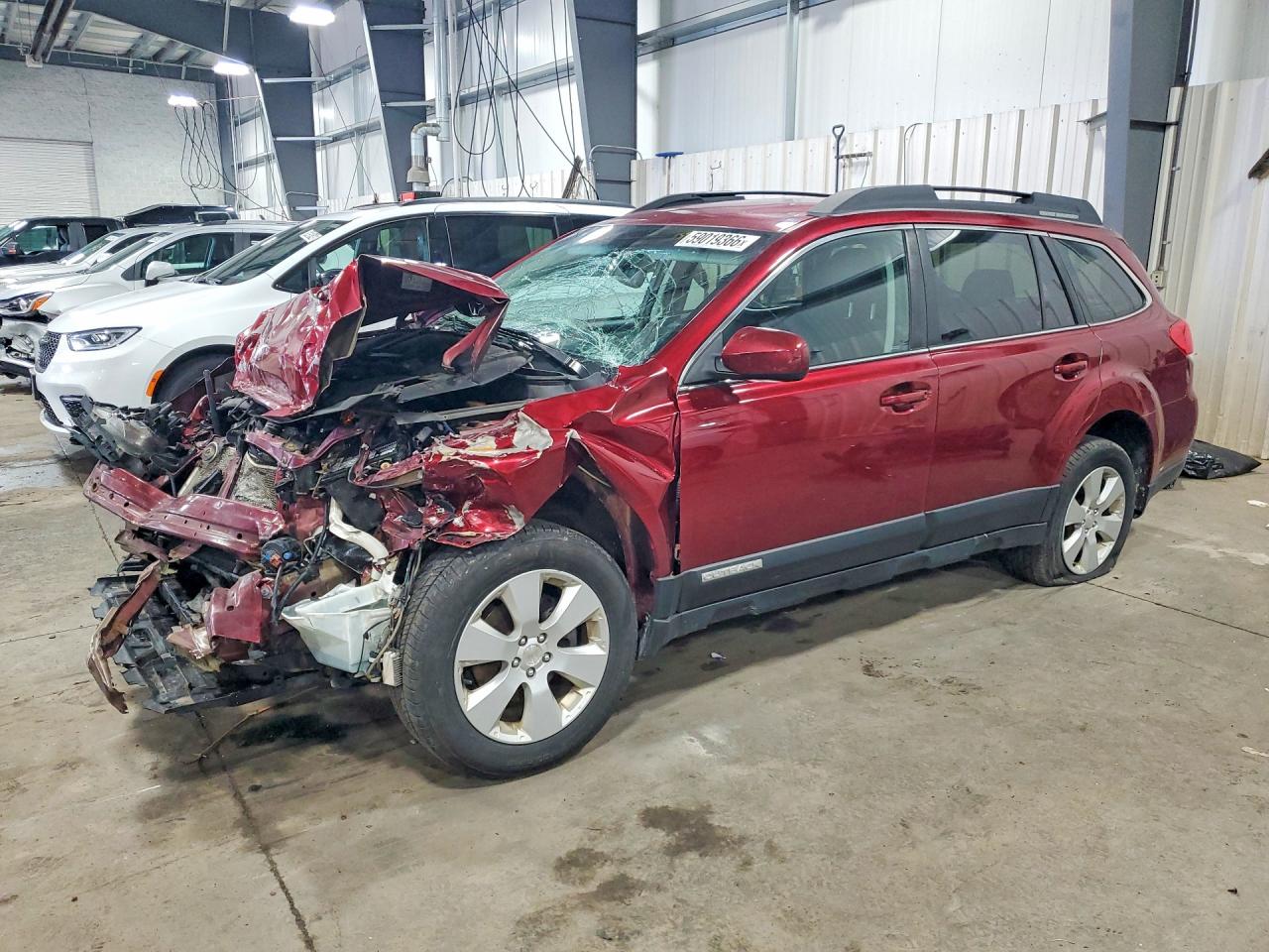 2012 Subaru Outback 2.5i, VIN 4S4BRCAC3C3278513 — Front end