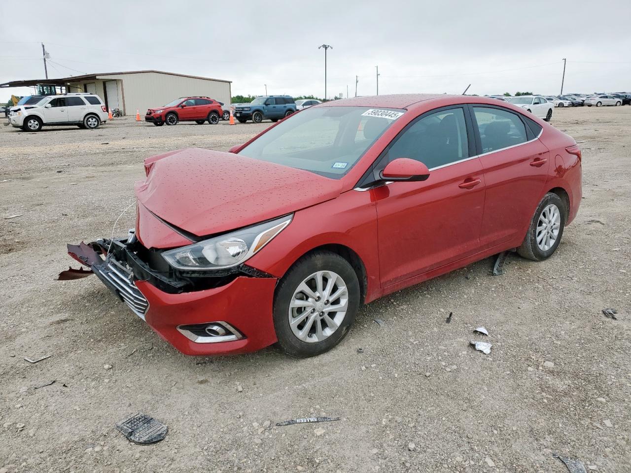 2022 Hyundai Accent SEL, VIN 3KPC24A62NE160543 — Front end