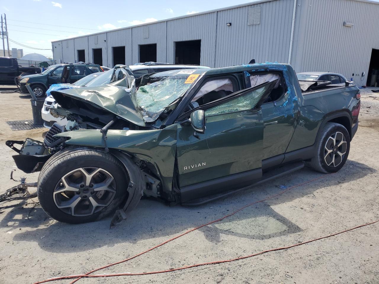 2023 Rivian R1T Adventure, VIN 7FCTGBAA2PN027252 — All over