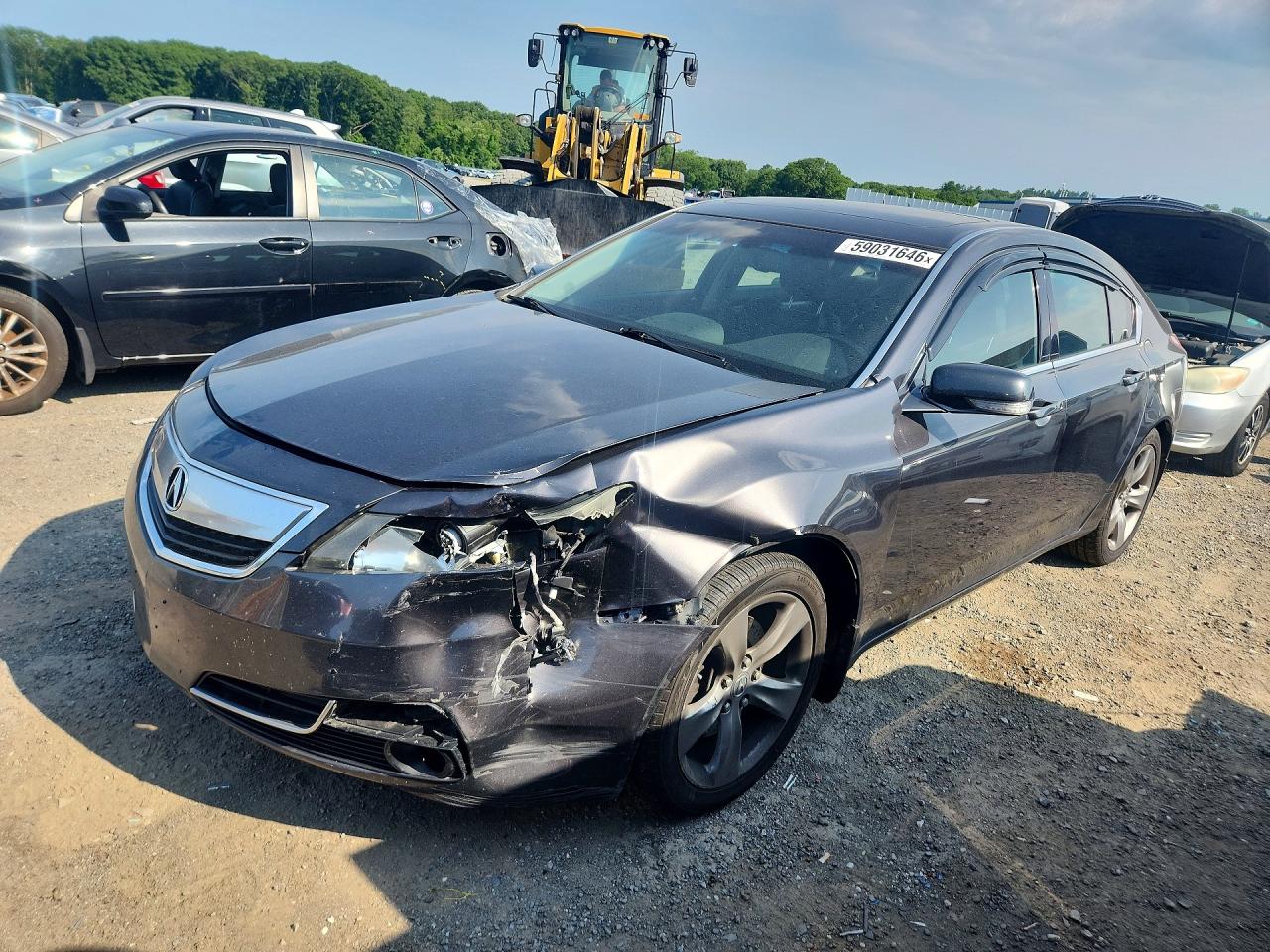 2013 Acura TL Technology, VIN 19UUA9F53DA001098 — Front end