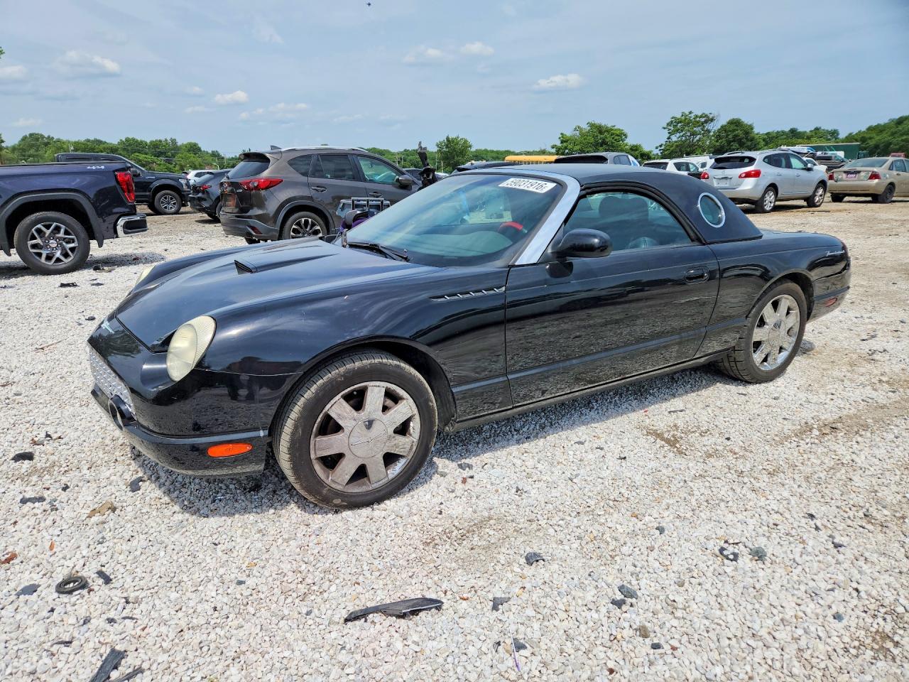 2002 Ford Thunderbird Hardtop Premium, VIN 1FAHP60A42Y125054 — Мелкие вмятины и царапины