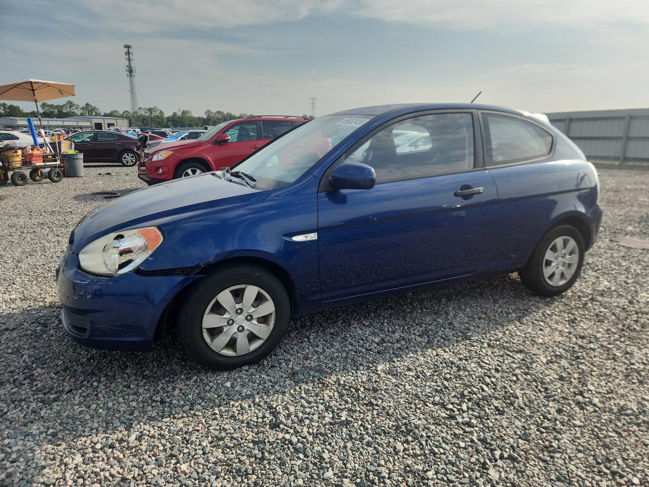 2010 Hyundai Accent GS, VIN KMHCM3AC5AU167116 — Front end