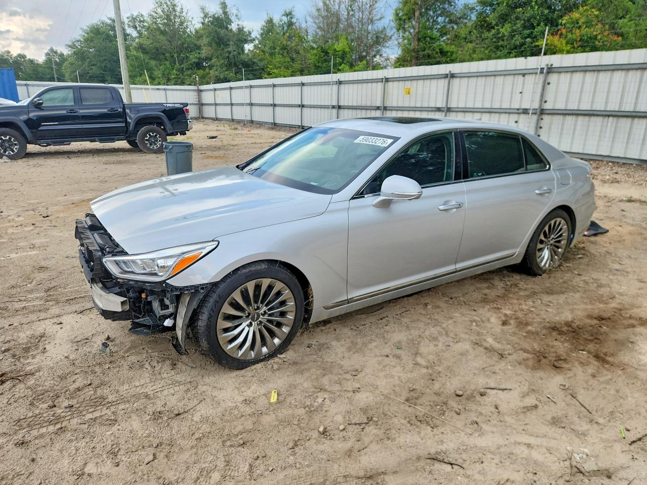 2017 Genesis G90 Ultimate, VIN KMHG54JH9HU032523 — Front end