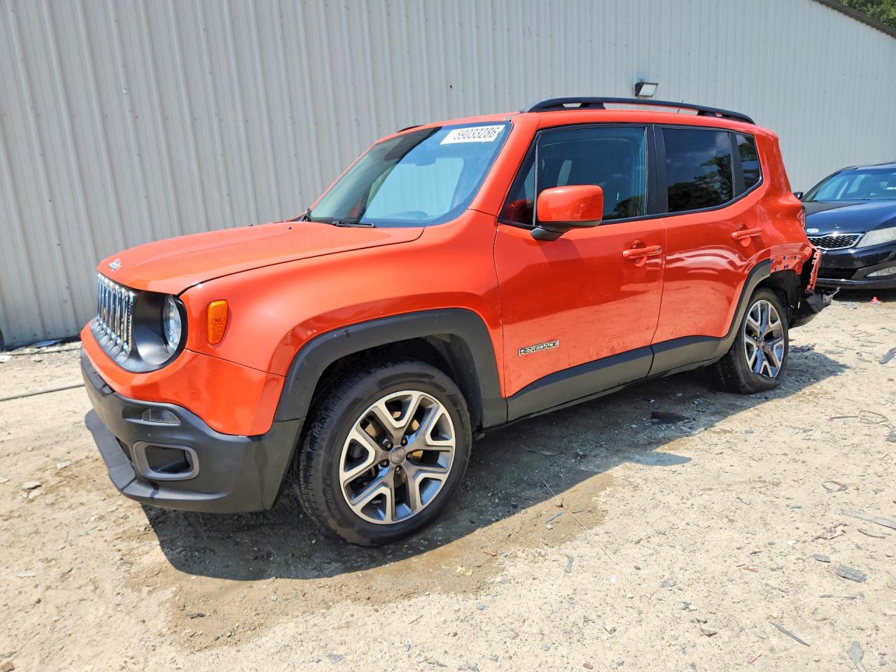 2017 Jeep Renegade Latitude, VIN ZACCJBBB5HPF58341 — Зад