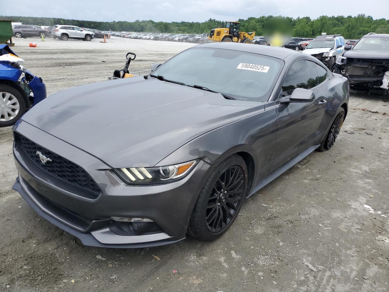 2015 Ford Mustang EcoBoost, VIN 1FA6P8TH8F5322263 — Side