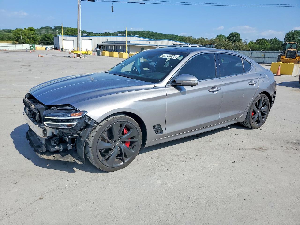 2023 Genesis G70 3.3T, VIN KMTG54TEXPU121704 — Front end