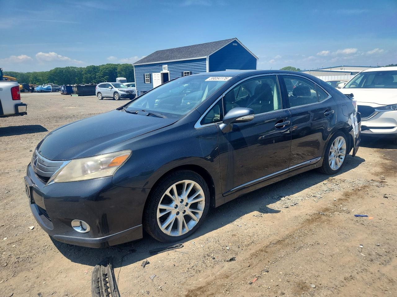 2010 Lexus HS 250h Premium, VIN JTHBB1BA2A2008359 — Rear end