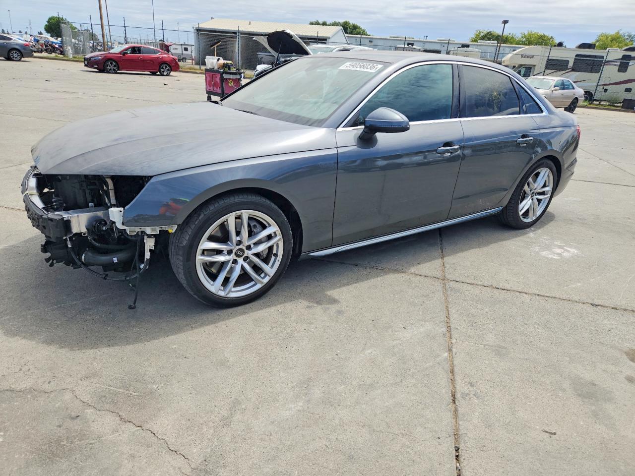 2023 Audi A4 S line Premium Plus, VIN WAUEAAF43PN011118 — Front end