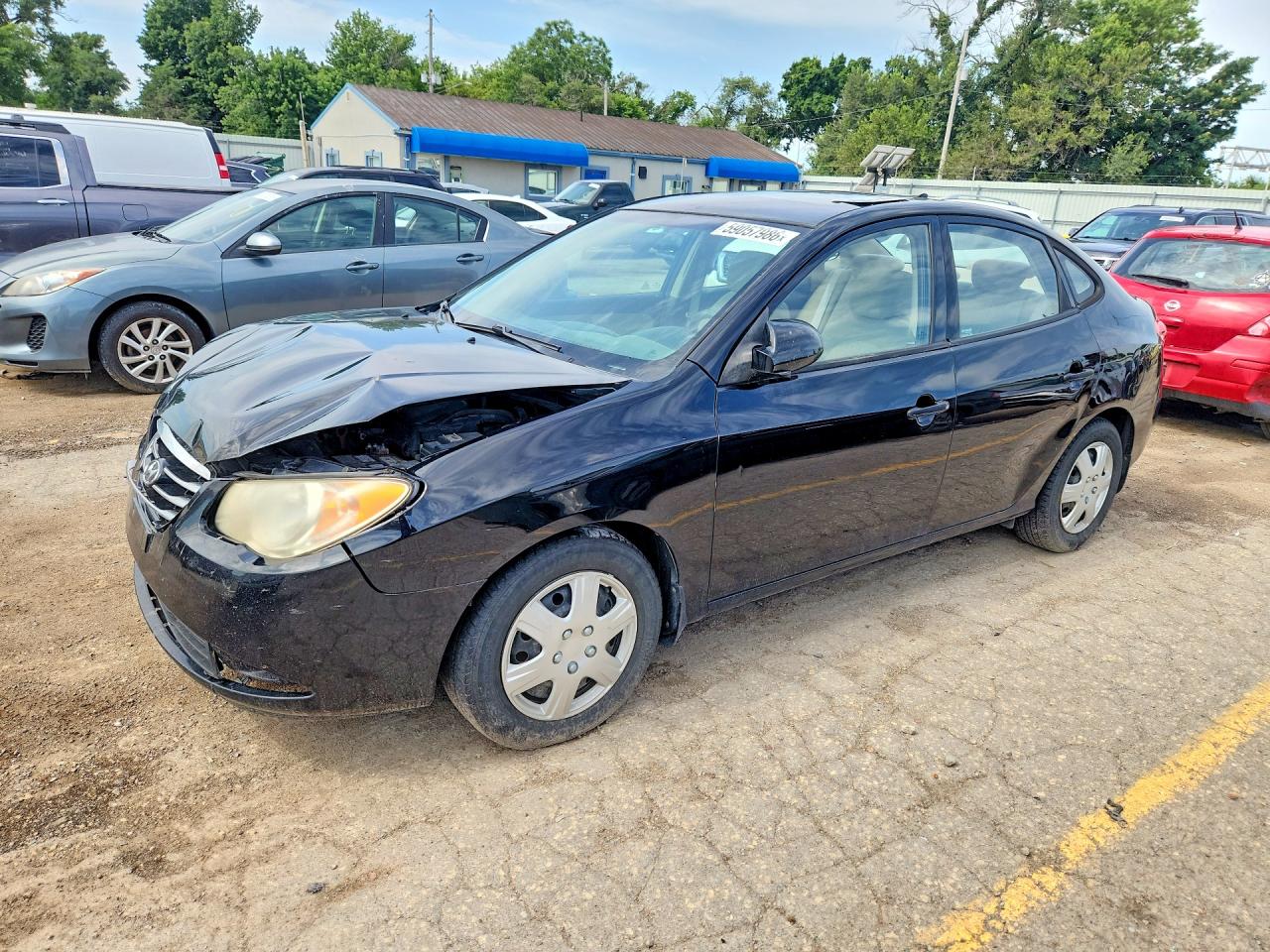 2010 Hyundai Elantra GLS, VIN KMHDU4AD5AU858178 — Front end