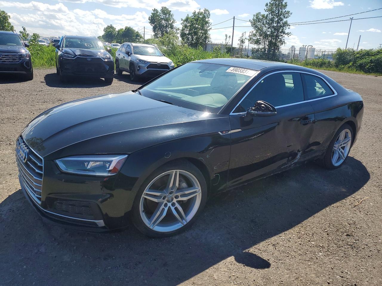 2018 Audi A5 Premium Plus, VIN WAUTNAF57JA001131 — Side