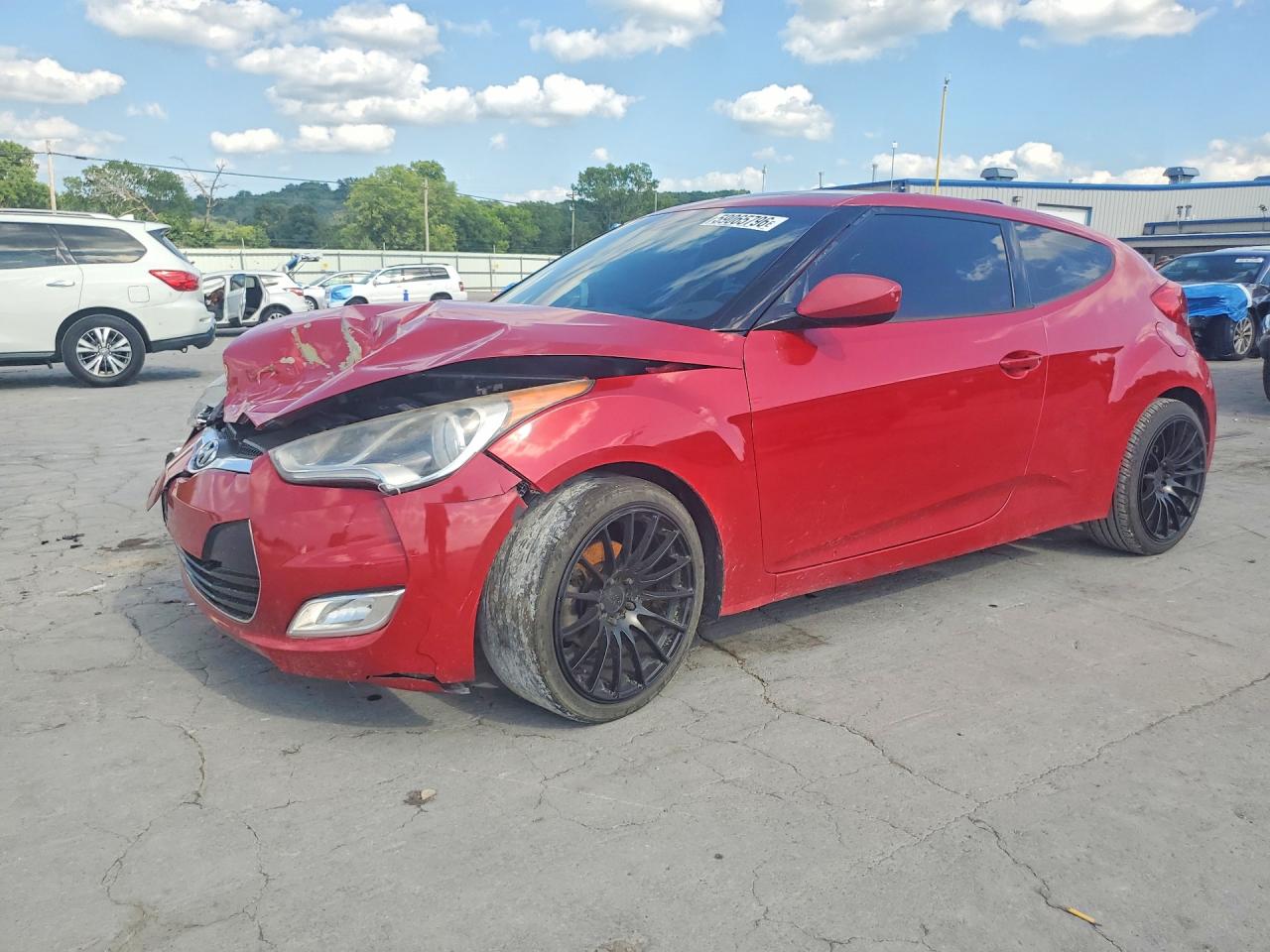 2016 Hyundai Veloster, VIN KMHTC6AD1GU267719 — Front end